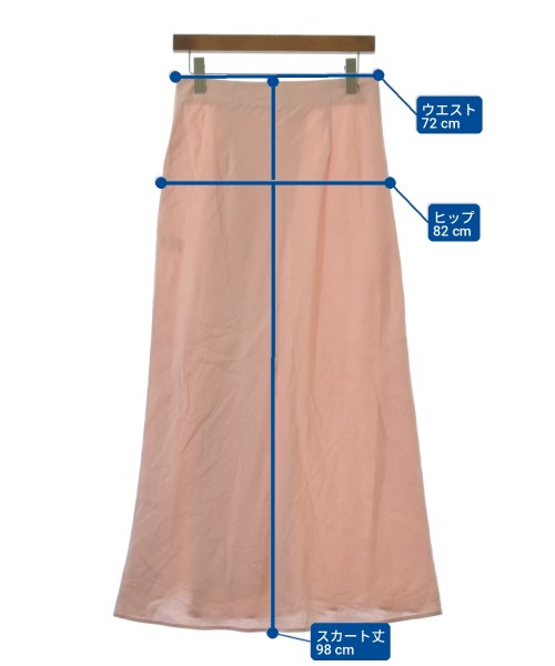 UNITED ARROWS（ユナイテッドアローズ）ロング・マキシ丈スカート ピンク サイズ:40(M位) レディース/2200716299035