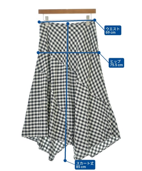 UNITED ARROWS（ユナイテッドアローズ）ロング・マキシ丈スカート 黒 サイズ:38(M位) レディース/2200720505092