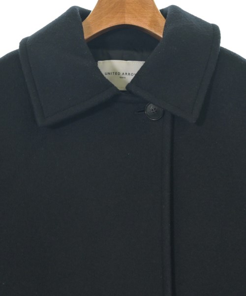 UNITED ARROWS（ユナイテッドアローズ）ステンカラーコート 黒 サイズ:36(S位) レディース/2200721058016