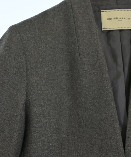 UNITED ARROWS（ユナイテッドアローズ）ノーカラージャケット グレー サイズ:40(M位) レディース/2200717236060