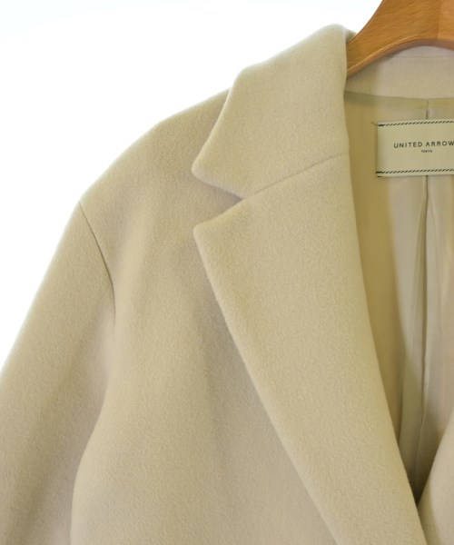 UNITED ARROWS（ユナイテッドアローズ）チェスターコート 白 サイズ:36(S位) レディース/2200717590018