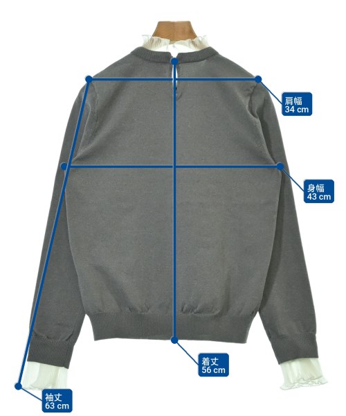 UNITED ARROWS（ユナイテッドアローズ）ニット・セーター グレー サイズ:F レディース/2200718746094