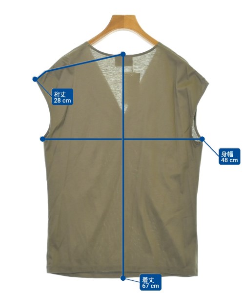 UNITED ARROWS（ユナイテッドアローズ）ノースリーブ カーキ サイズ:F レディース/2200717836055