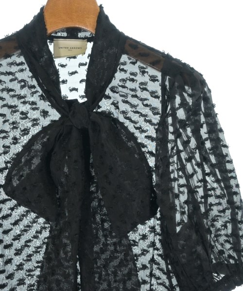 UNITED ARROWS（ユナイテッドアローズ）ブラウス 黒 サイズ:38(M位) レディース/2200717306107