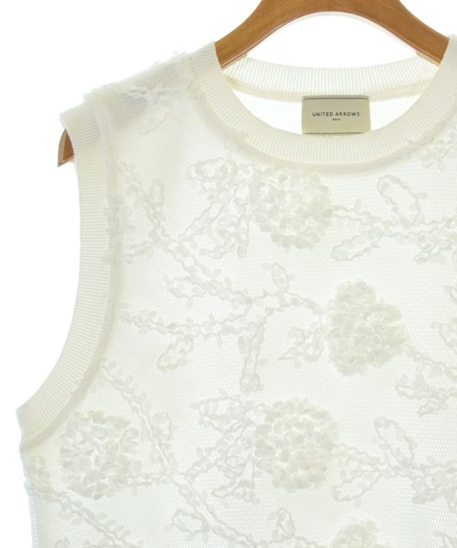 UNITED ARROWS（ユナイテッドアローズ）ベスト/ノースリーブ 白 サイズ:F レディース/2200723198031