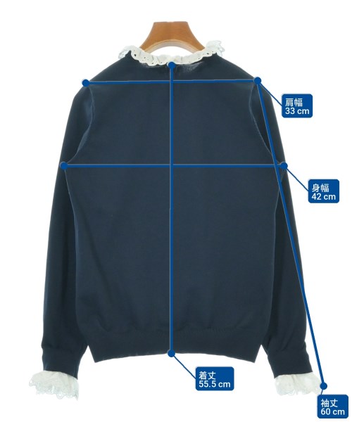 UNITED ARROWS（ユナイテッドアローズ）ニット・セーター 紺 サイズ:-(L位) レディース/2200719040085