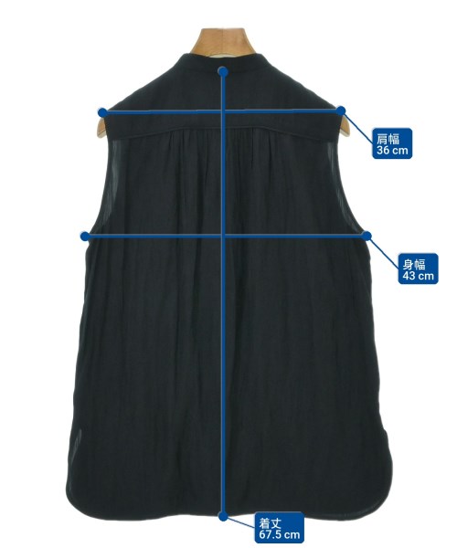 UNITED ARROWS（ユナイテッドアローズ）ブラウス 紺 サイズ:38(M位) レディース/2200721074153
