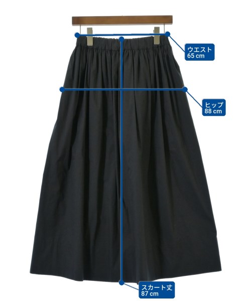 UNITED ARROWS（ユナイテッドアローズ）ロング・マキシ丈スカート 黒 サイズ:38(M位) レディース/2200720664027
