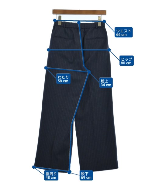 UNITED ARROWS（ユナイテッドアローズ）スラックス 紺 サイズ:38(M位) レディース/2200720750010