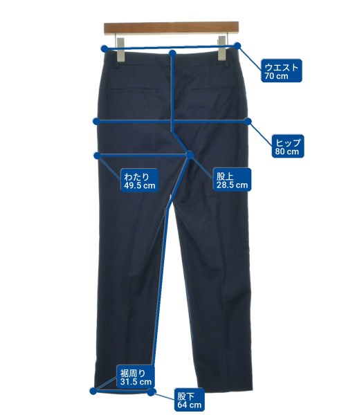 UNITED ARROWS（ユナイテッドアローズ）スラックス 紺 サイズ:38(M位) レディース/2200724112029