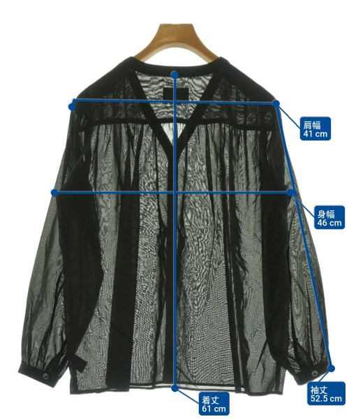 UNITED ARROWS（ユナイテッドアローズ）ブラウス 黒 サイズ:36(S位) レディース/2200719802249