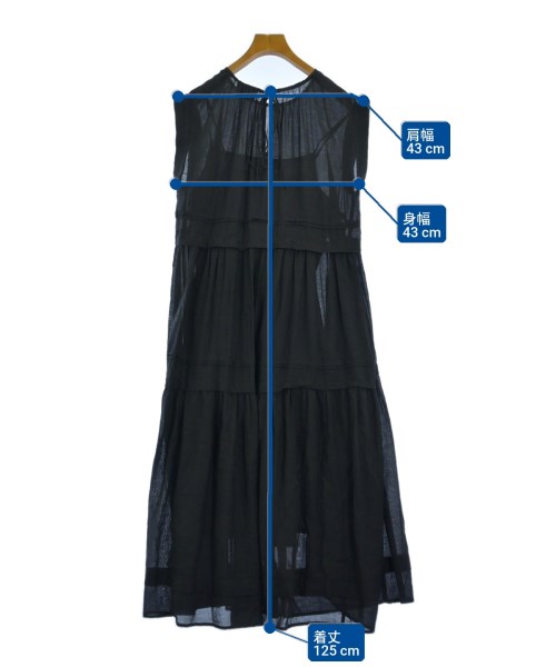 UNITED ARROWS（ユナイテッドアローズ）ワンピース 黒 サイズ:38(M位) レディース/2200721396033