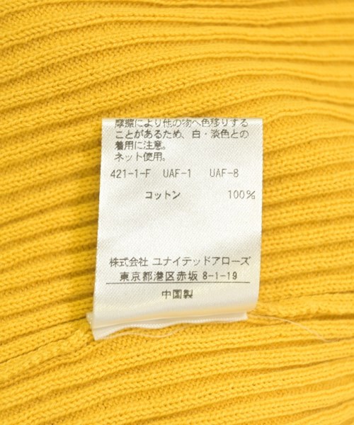 UNITED ARROWS（ユナイテッドアローズ）タンクトップ 黄 サイズ:-(M位) レディース/2200725449056