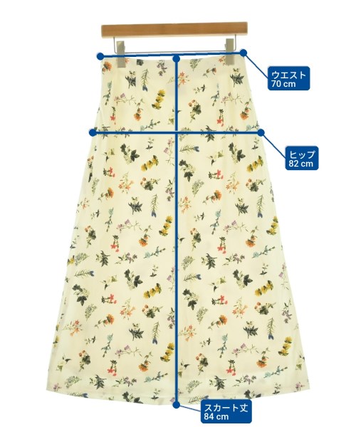 UNITED ARROWS（ユナイテッドアローズ）ロング・マキシ丈スカート 白 サイズ:40(M位) レディース/2200721263038