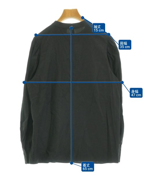 UNITED ARROWS（ユナイテッドアローズ）ブラウス 黒 サイズ:38(M位) レディース/2200726235122