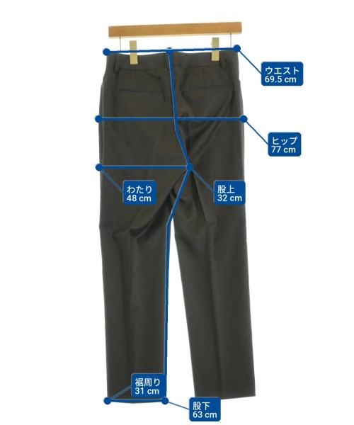 UNITED ARROWS（ユナイテッドアローズ）スラックス 茶 サイズ:38(M位) レディース/2200726357053