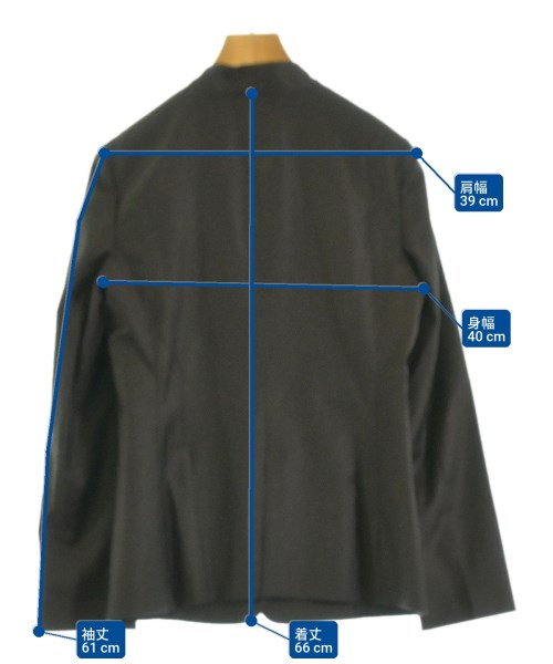 UNITED ARROWS（ユナイテッドアローズ）ノーカラージャケット 茶 サイズ:38(M位) レディース/2200726357060