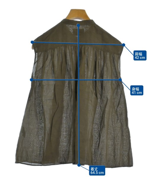 UNITED ARROWS（ユナイテッドアローズ）ブラウス カーキ サイズ:F レディース/2200721274089