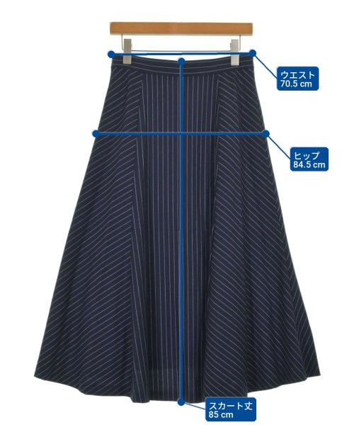 UNITED ARROWS（ユナイテッドアローズ）ロング・マキシ丈スカート 紺 サイズ:40(M位) レディース/2200725998035