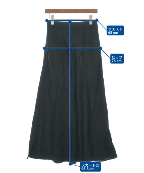UNITED ARROWS（ユナイテッドアローズ）ロング・マキシ丈スカート 黒 サイズ:38(M位) レディース/2200726466069