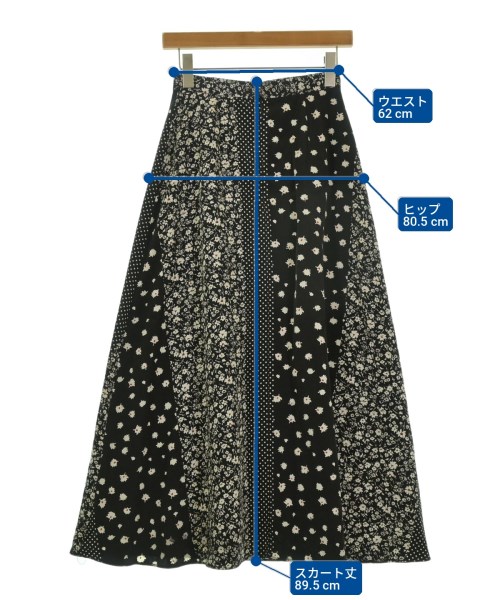 UNITED ARROWS（ユナイテッドアローズ）ロング・マキシ丈スカート 黒 サイズ:36(S位) レディース/2200722790052