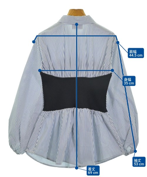 UNITED ARROWS（ユナイテッドアローズ）ブラウス 青 サイズ:F レディース/2200723169024