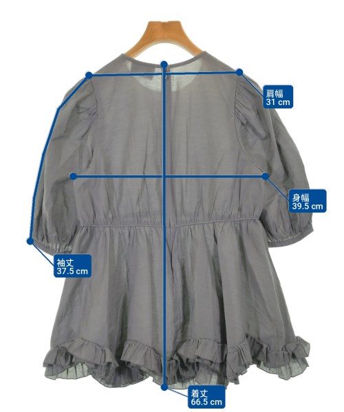 UNITED ARROWS（ユナイテッドアローズ）ブラウス グレー サイズ:F レディース/2200727216052