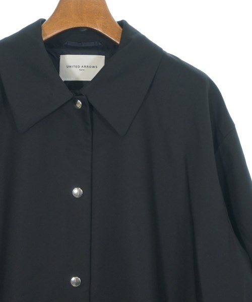 UNITED ARROWS（ユナイテッドアローズ）ステンカラーコート 紺 サイズ:38(M位) レディース/2200722836019