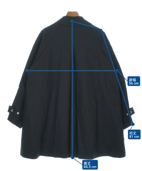 UNITED ARROWS（ユナイテッドアローズ）ステンカラーコート 紺 サイズ:38(M位) レディース/2200722836019