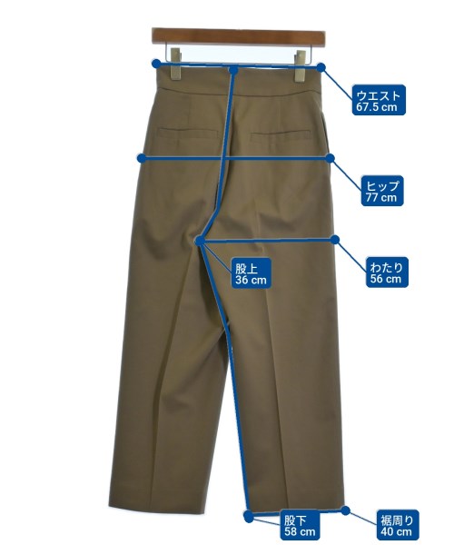 UNITED ARROWS（ユナイテッドアローズ）スラックス 茶 サイズ:36(S位) レディース/2200727387028