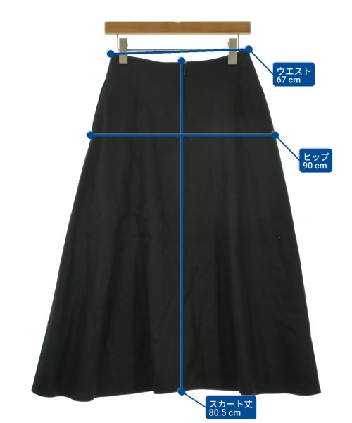 UNITED ARROWS（ユナイテッドアローズ）ロング・マキシ丈スカート 黒 サイズ:38(M位) レディース/2200724294022