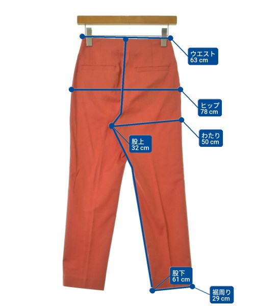 UNITED ARROWS（ユナイテッドアローズ）スラックス オレンジ サイズ:34(XS位) レディース/2200724950034