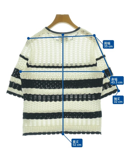 UNITED ARROWS（ユナイテッドアローズ）ニット・セーター 白 サイズ:-(L位) レディース/2200724950096