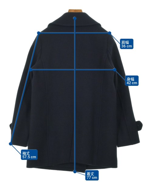 UNITED ARROWS（ユナイテッドアローズ）ピーコート 紺 サイズ:38(M位) レディース/2200727001023