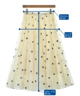 UNITED ARROWS（ユナイテッドアローズ）ロング・マキシ丈スカート 白 サイズ:-(M位) レディース/2200728407022