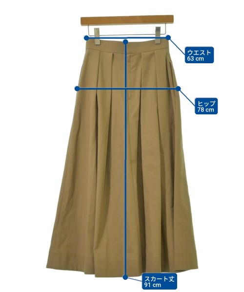 UNITED ARROWS（ユナイテッドアローズ）ロング・マキシ丈スカート ベージュ サイズ:36(S位) レディース/2200723565017