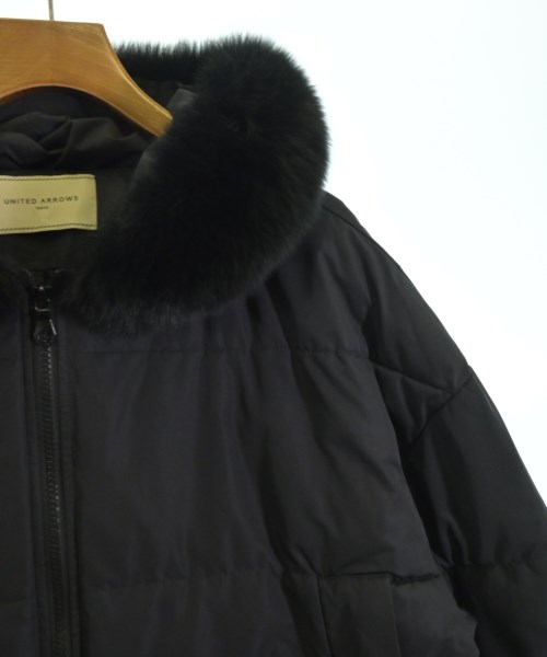 UNITED ARROWS（ユナイテッドアローズ）ダウンコート 黒 サイズ:38(M位) レディース/2200682373012