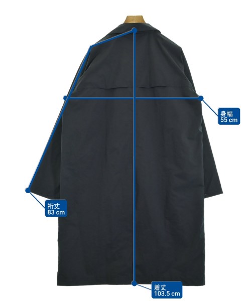UNITED ARROWS（ユナイテッドアローズ）ステンカラーコート 紺 サイズ:S レディース/2200682375016