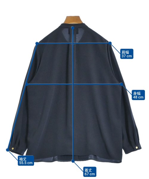 UNITED ARROWS（ユナイテッドアローズ）ブラウス 紺 サイズ:F レディース/2200678934029