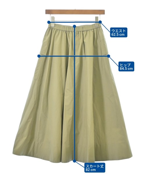 UNITED ARROWS（ユナイテッドアローズ）ロング・マキシ丈スカート カーキ サイズ:36(S位) レディース/2200679799139