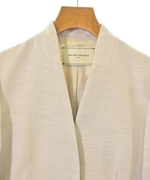 UNITED ARROWS（ユナイテッドアローズ）ノーカラージャケット ベージュ サイズ:40(M位) レディース/2200676111071