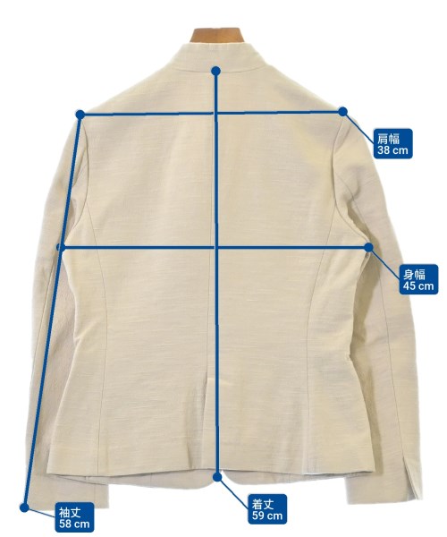 UNITED ARROWS（ユナイテッドアローズ）ノーカラージャケット ベージュ サイズ:40(M位) レディース/2200676111071