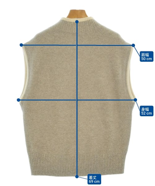 UNITED ARROWS（ユナイテッドアローズ）ベスト ベージュ サイズ:F レディース/2200678507056