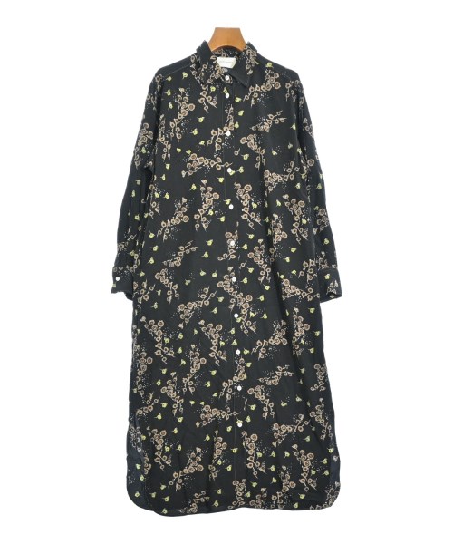 UNITED ARROWS(ユナイテッドアローズ)シャツワンピース 黒 サイズ:36(S位)/2200678970065