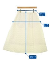UNITED ARROWS（ユナイテッドアローズ）ひざ丈スカート 白 サイズ:38(M位) レディース/2200678970089