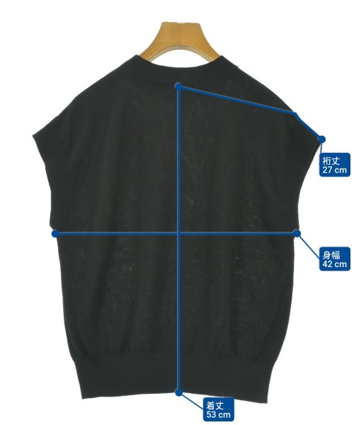 UNITED ARROWS（ユナイテッドアローズ）ベスト 黒 サイズ:F レディース/2200684602097