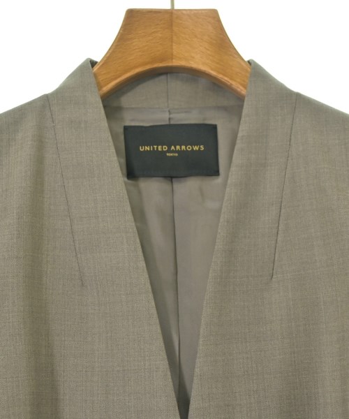 UNITED ARROWS（ユナイテッドアローズ）ノーカラージャケット グレー サイズ:40(M位) レディース/2200679853039