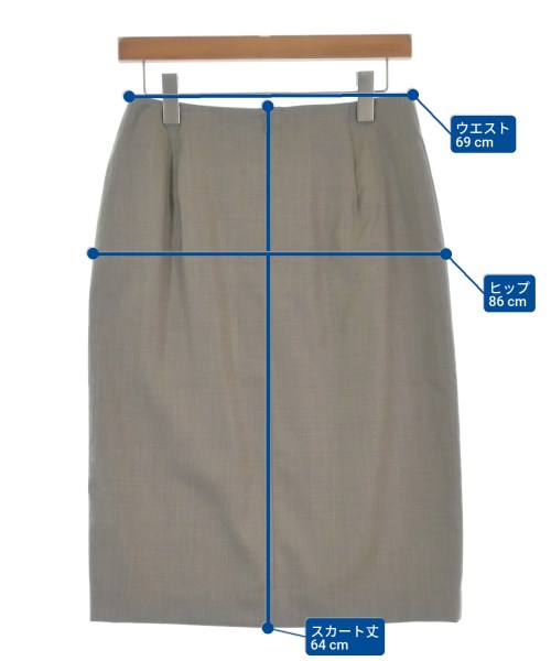 UNITED ARROWS（ユナイテッドアローズ）ひざ丈スカート グレー サイズ:40(M位) レディース/2200679853046