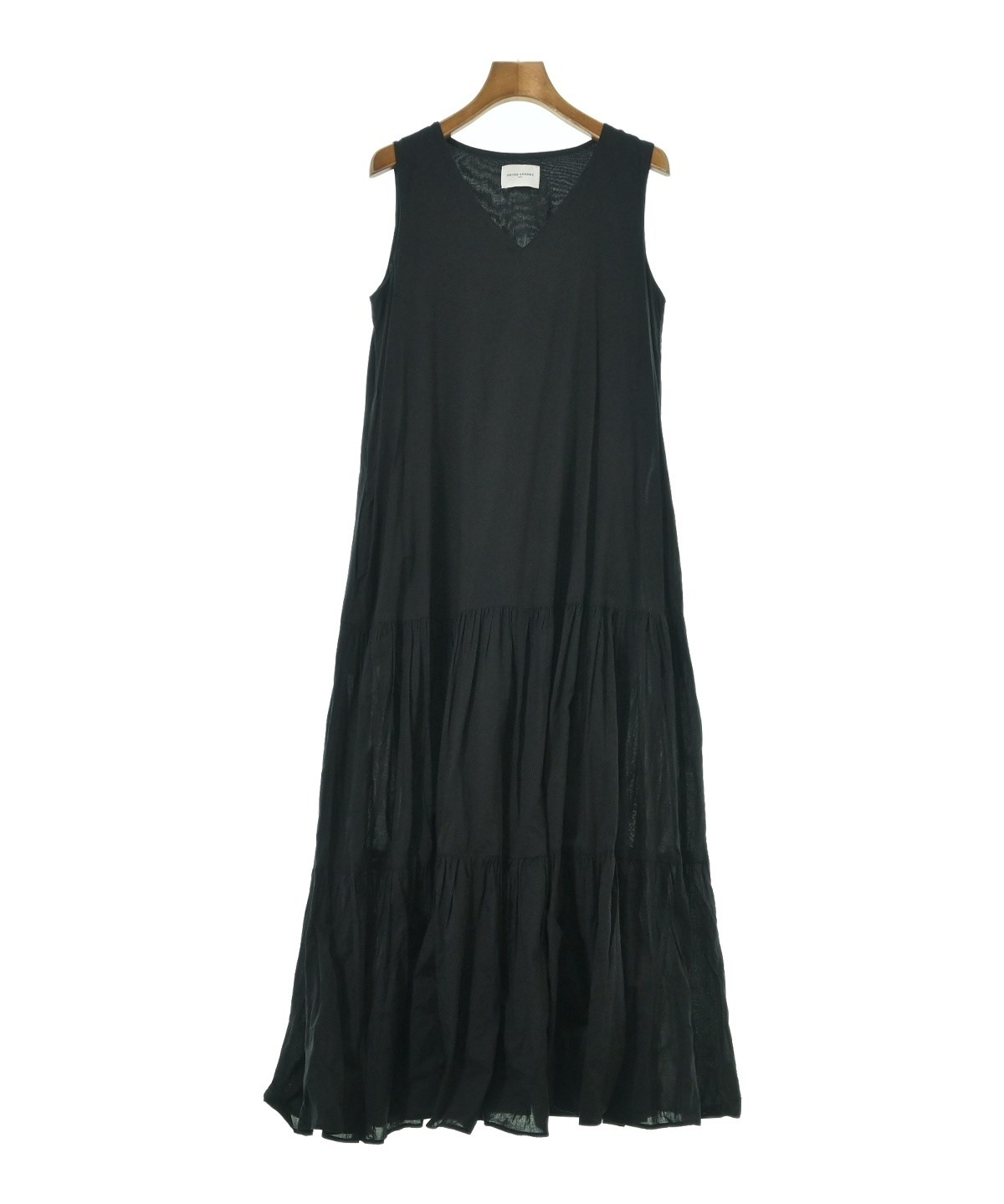 UNITED ARROWS ユナイテッドアローズ　38 25cm 黒 UNITED ARROWS（ユナイテッドアローズ）ワンピース 黒 サイズ:38(M位