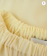UNITED ARROWS（ユナイテッドアローズ）ブラウス 黄 サイズ:F レディース/2200678929124